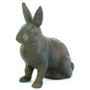 Cast Iron Rabbit Bunny Standing